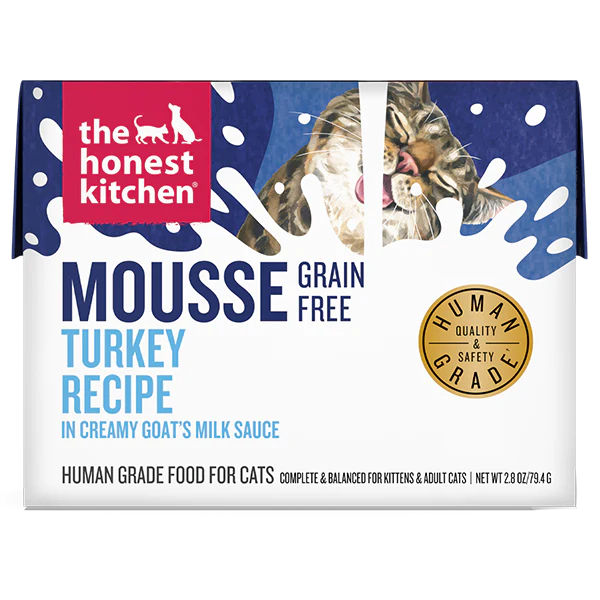 The Honest Kitchen Cat Mousse Grain Free Turkey in Goat Milk 2.8oz - Image 1