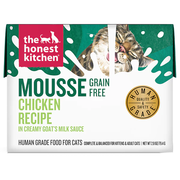 The Honest Kitchen Cat Mousse Grain Free Chicken in Goat Milk 2.8oz - Image 1