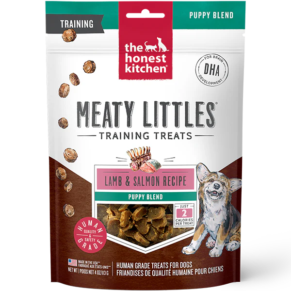 The Honest Kitchen Dog Treat Meaty Littles Lamb & Salmon Puppy 4oz - Image 1