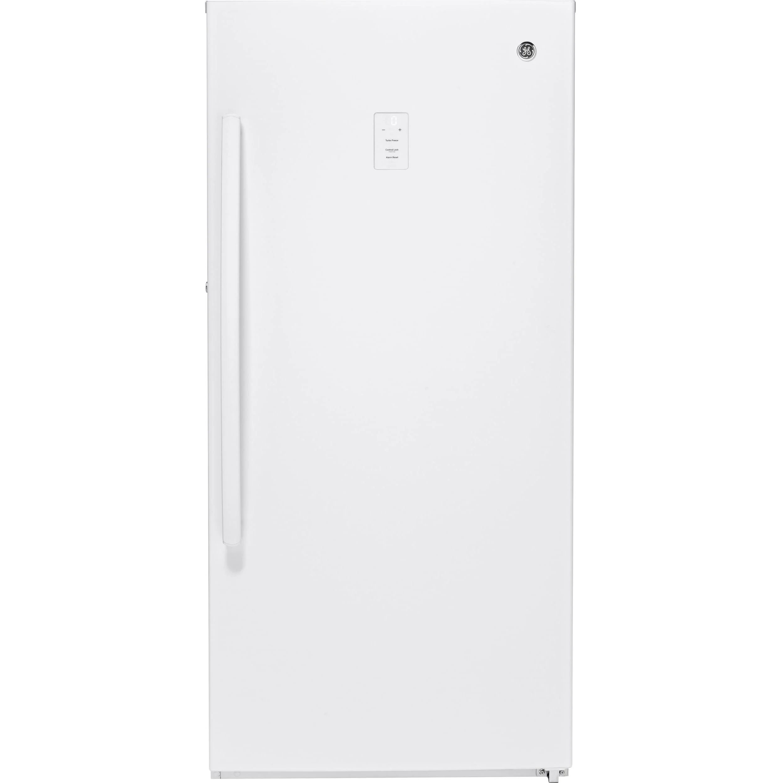 GE 14.1 cu.ft. Upright Freezer with Turbo Freeze FUF14SMRWW