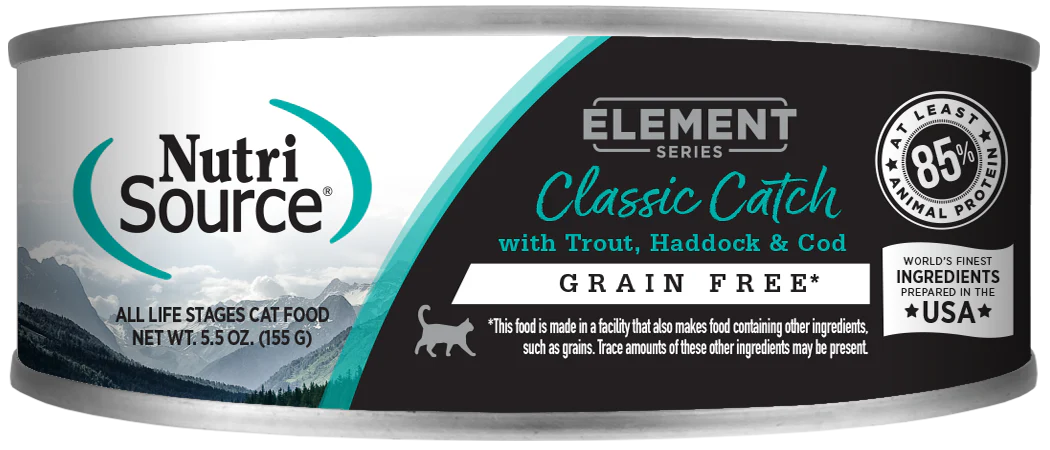 Nutrisource Element Grain Free 5.5oz Cat Food Classic Catch - Image 1