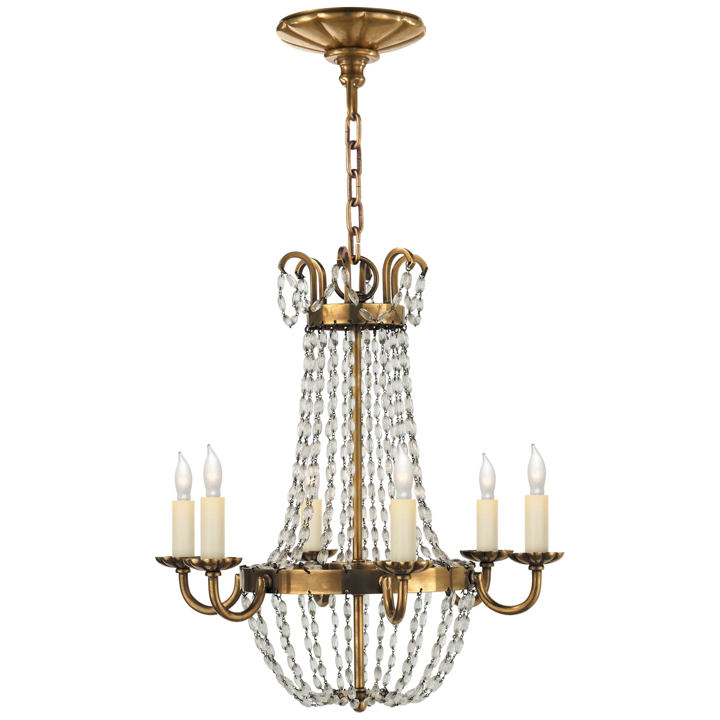Paris Flea Market Six Light Chandelier - Image 3