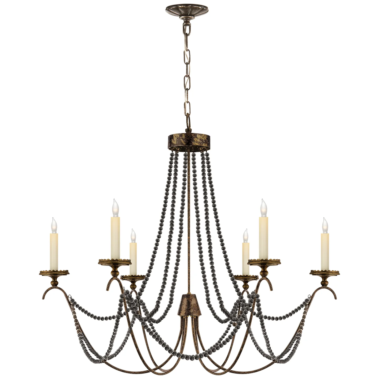 Marigot Six Light Chandelier - Image 2