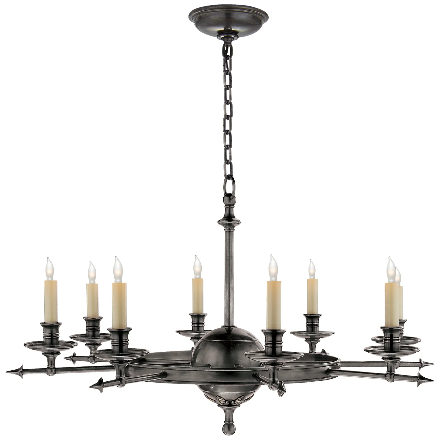Leaf And Arrow Eight Light Chandelier - Image 2
