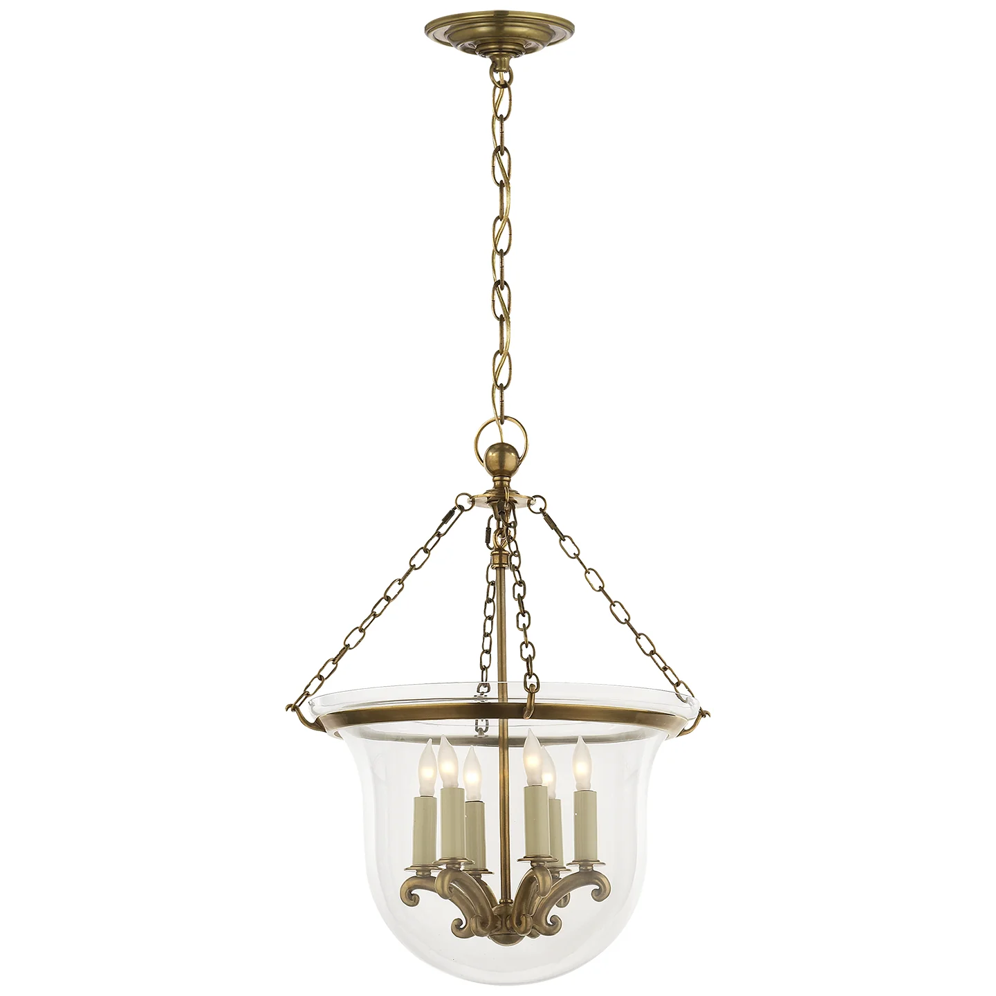 Country Bell Jar Six Light Lantern - Image 3