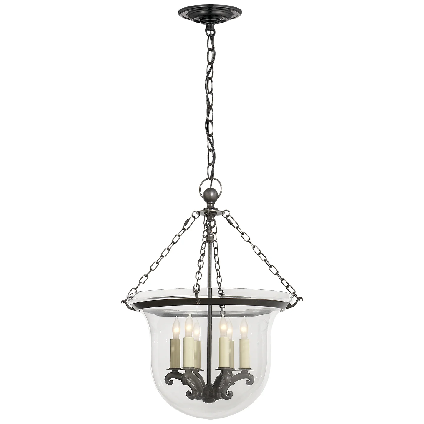 Country Bell Jar Six Light Lantern - Image 1