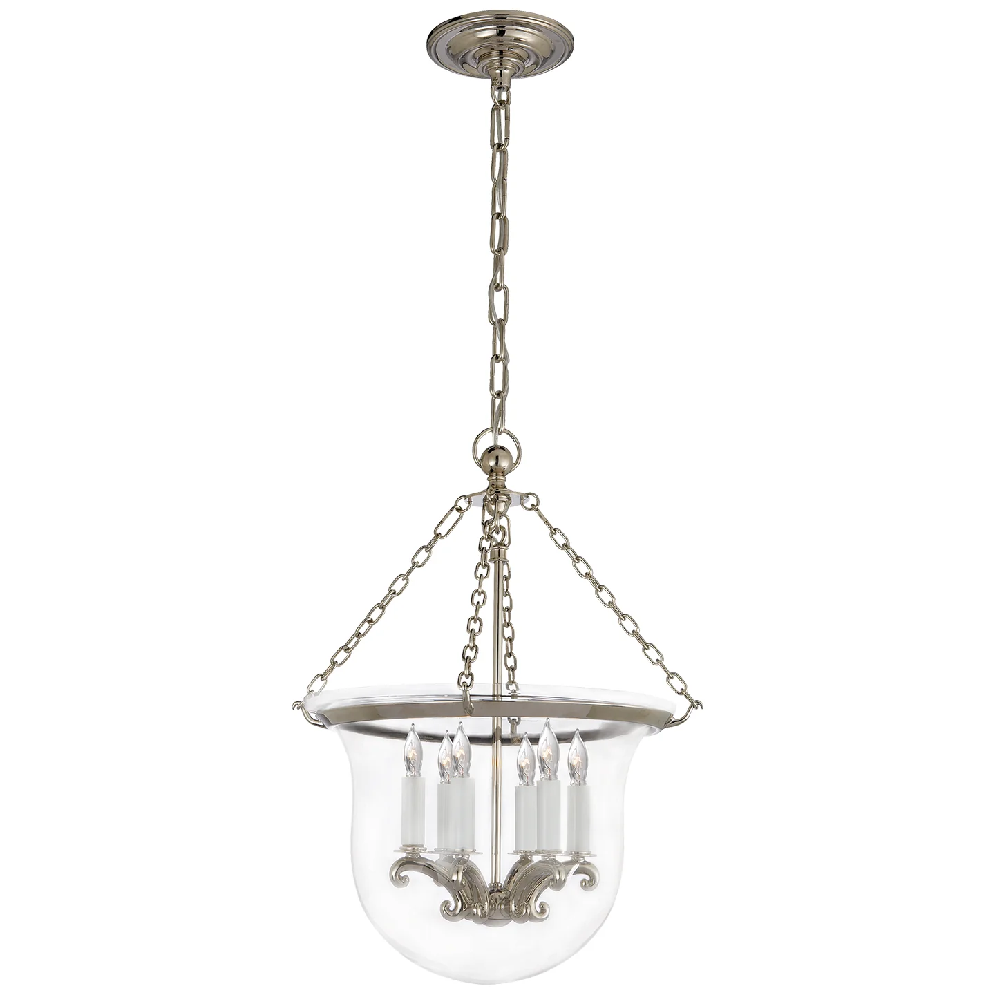 Country Bell Jar Six Light Lantern - Image 2
