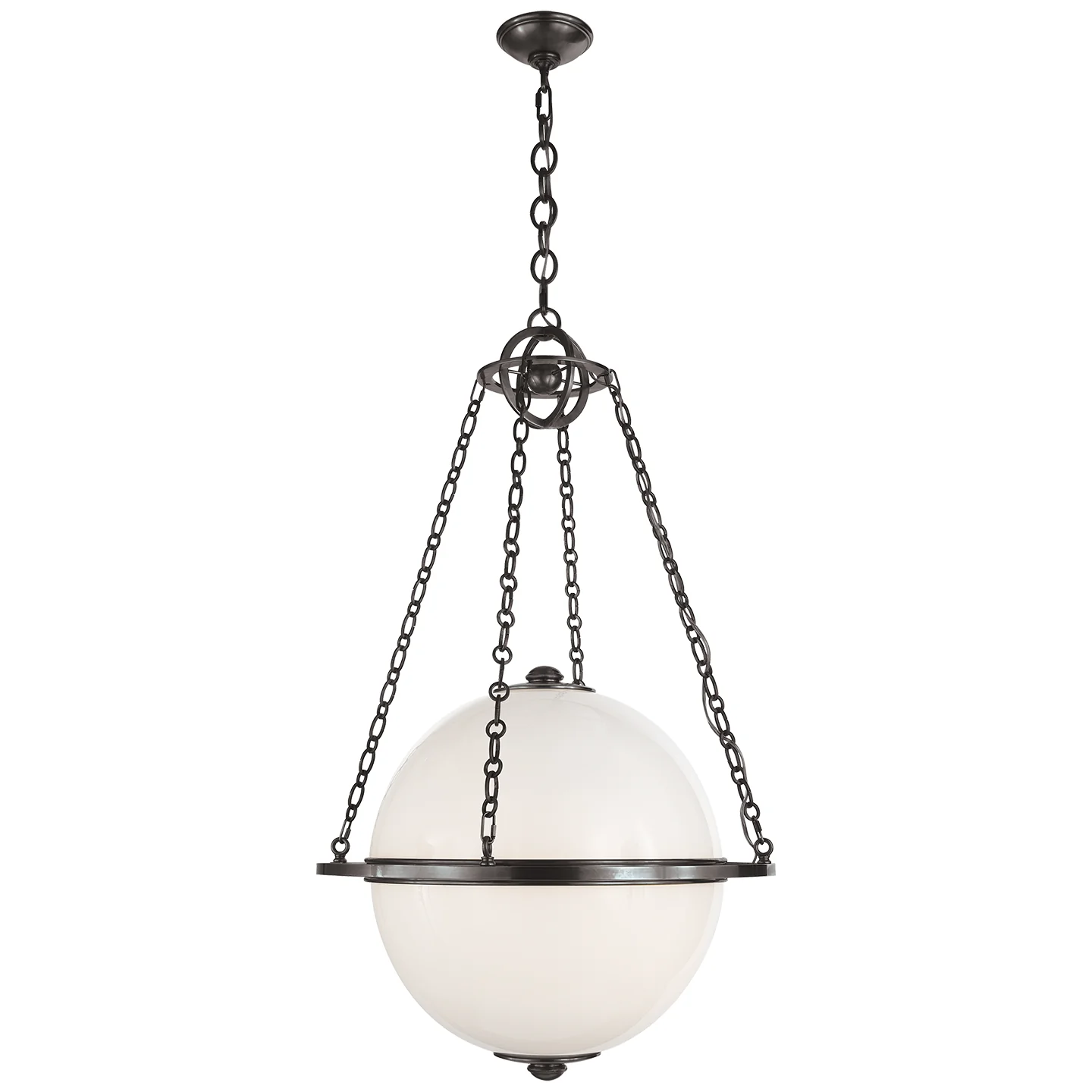 Modern Globe Two Light Lantern - Image 1