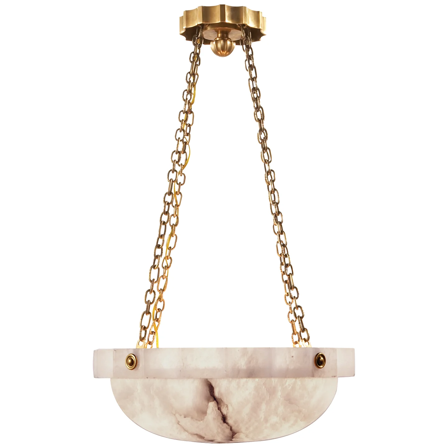 Fluted Band Two Light Chandelier - Image 2