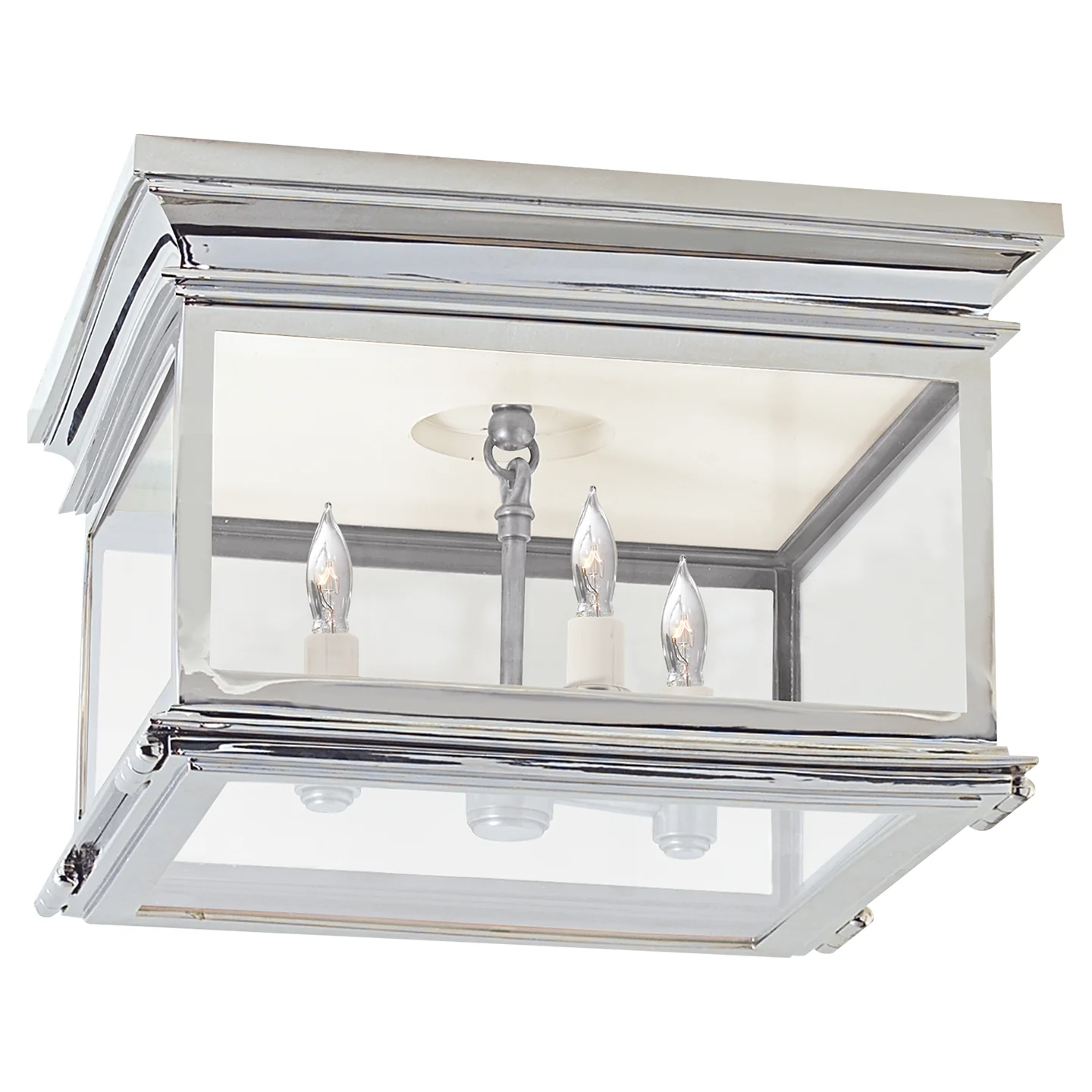 Club Square Three Light Flush Mount - Image 2