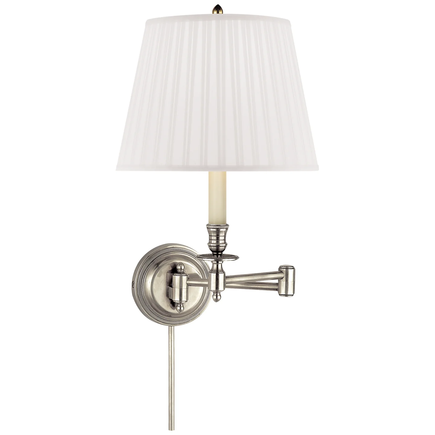 Candle Stick One Light Swing Arm Wall Lamp - Image 3