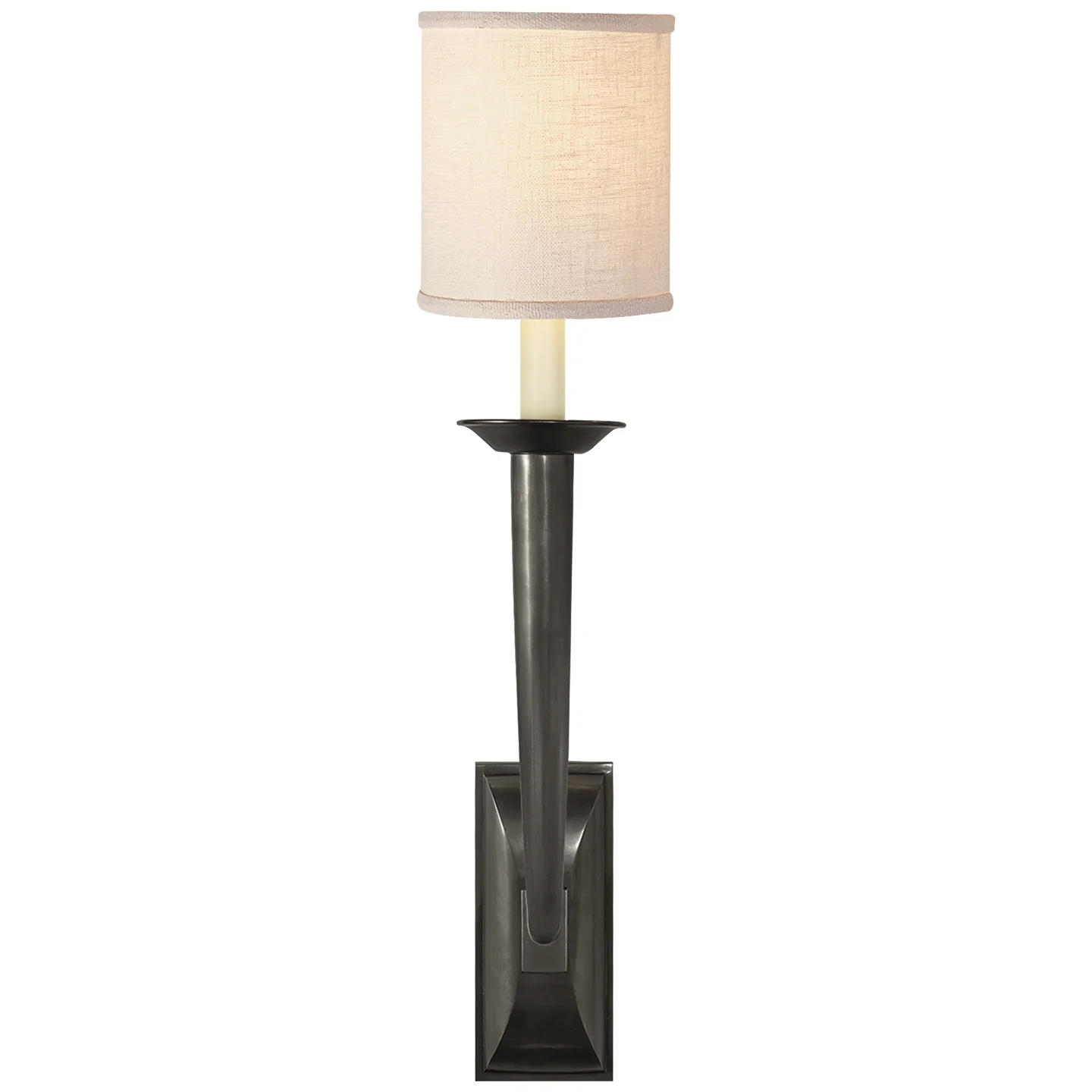 French Deco Horn One Light Wall Sconce - Image 1