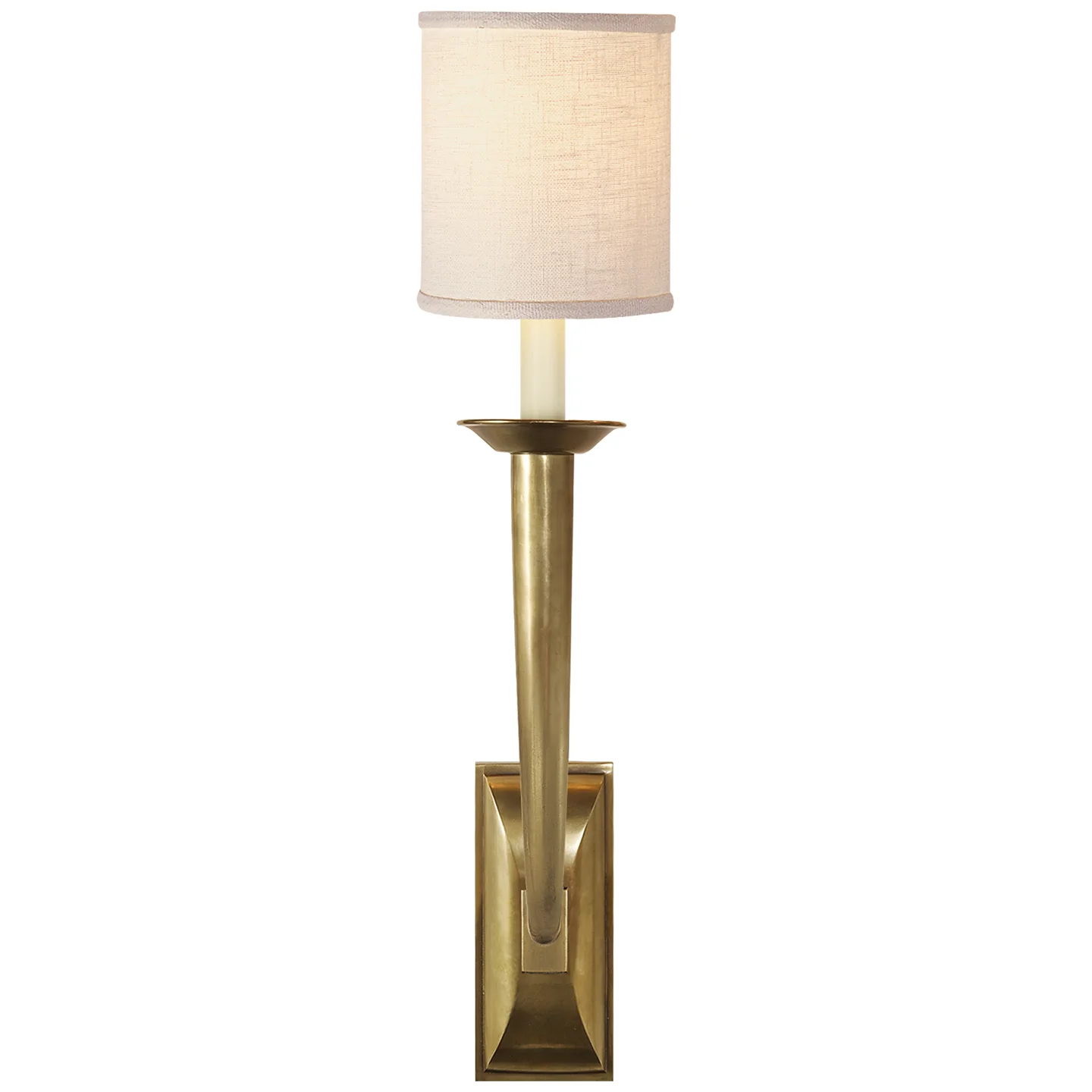 French Deco Horn One Light Wall Sconce - Image 2