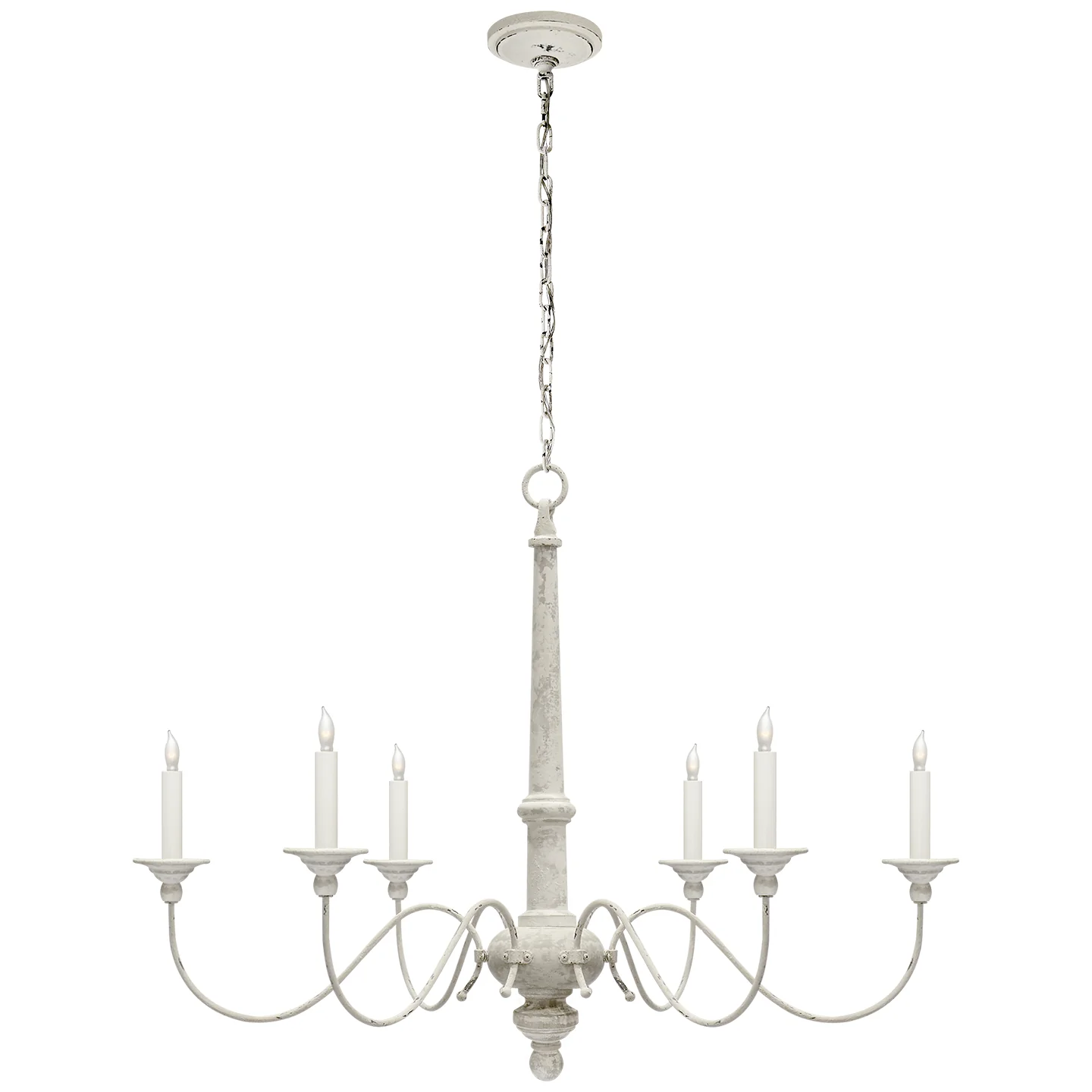 Country Chandelier Six Light Chandelier - Image 2