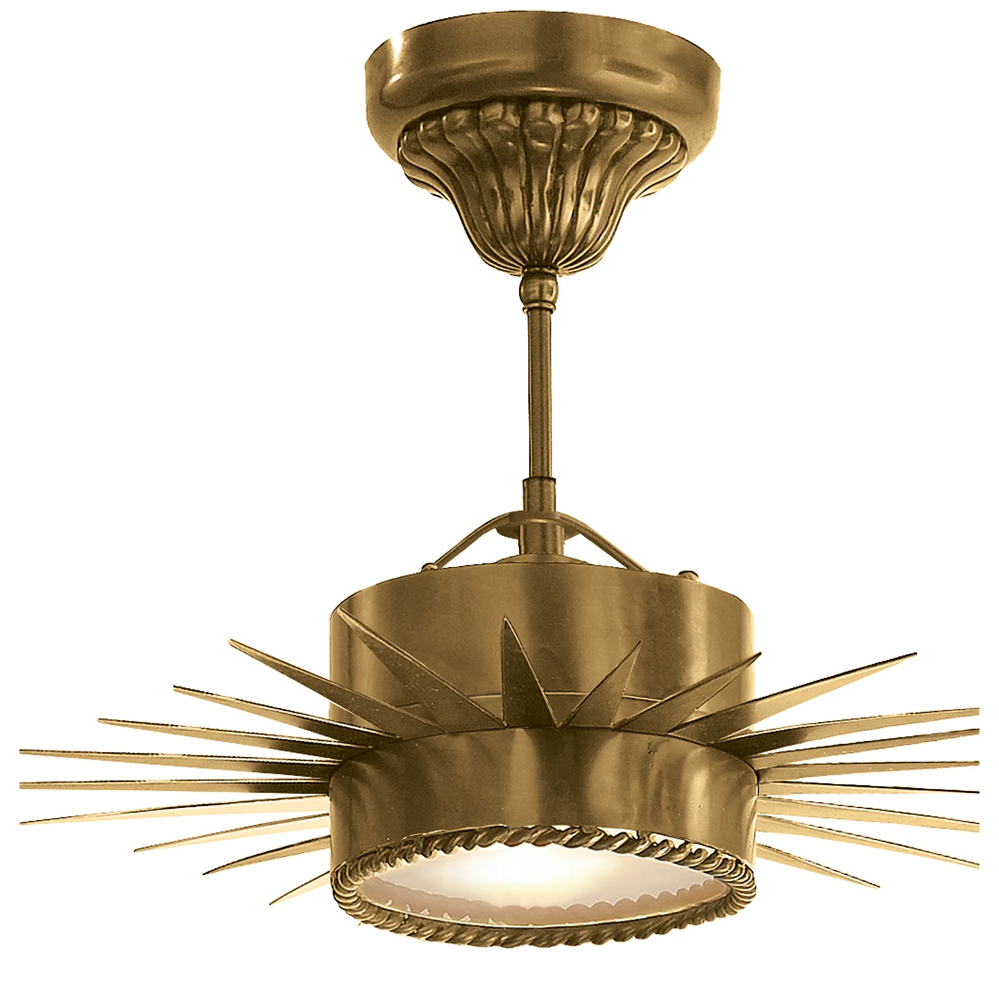 Soleil One Light Semi Flush Mount - Image 2