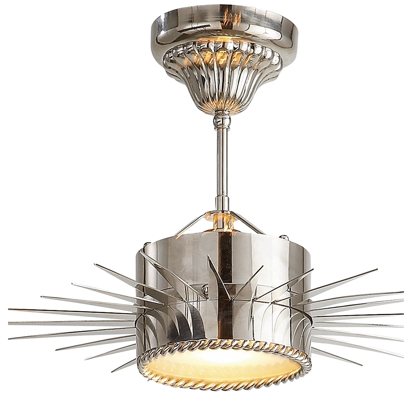 Soleil One Light Semi Flush Mount - Image 3