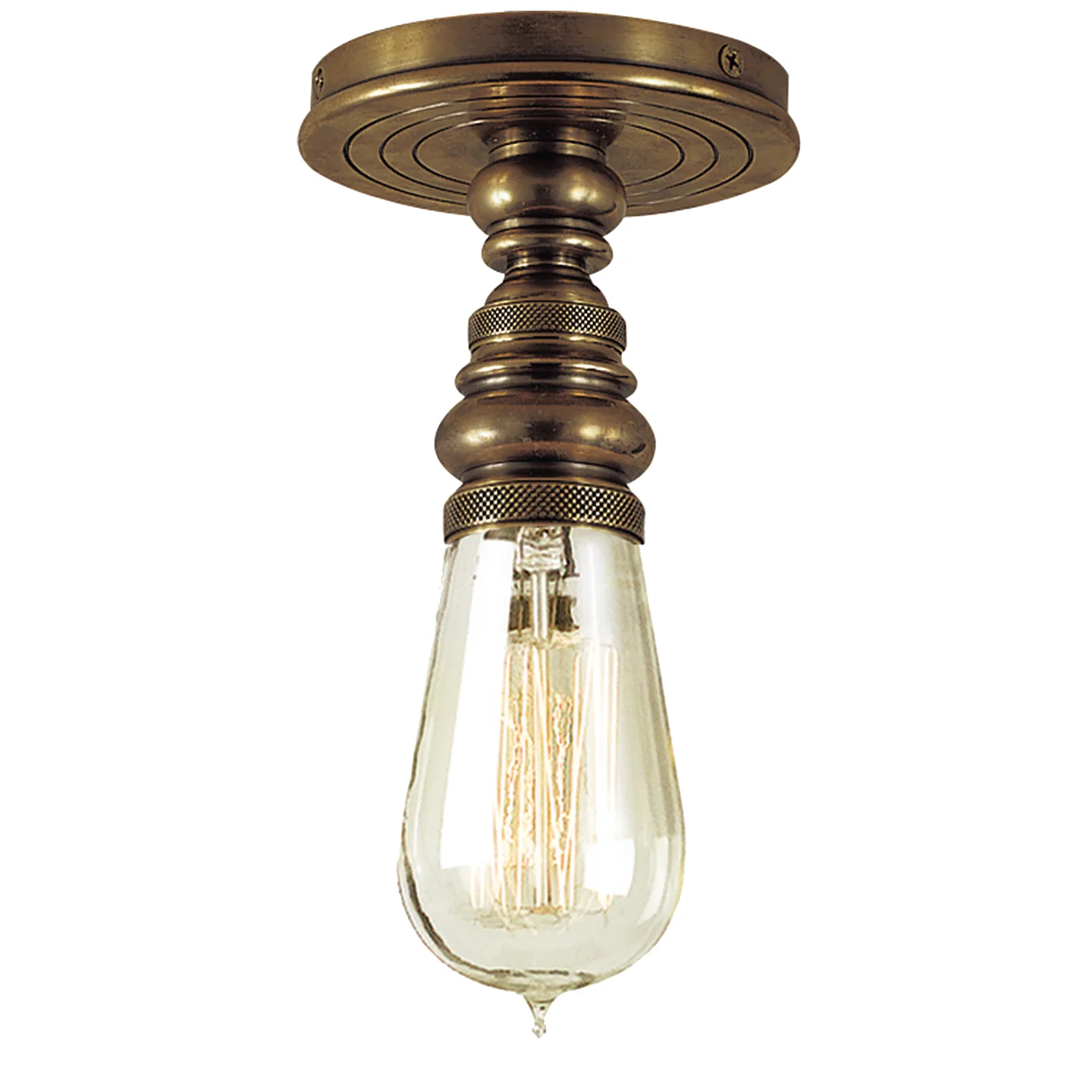Boston One Light Flush Mount - Image 1