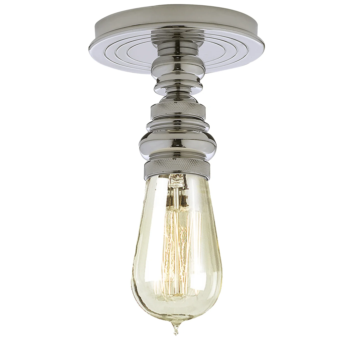 Boston One Light Flush Mount - Image 3