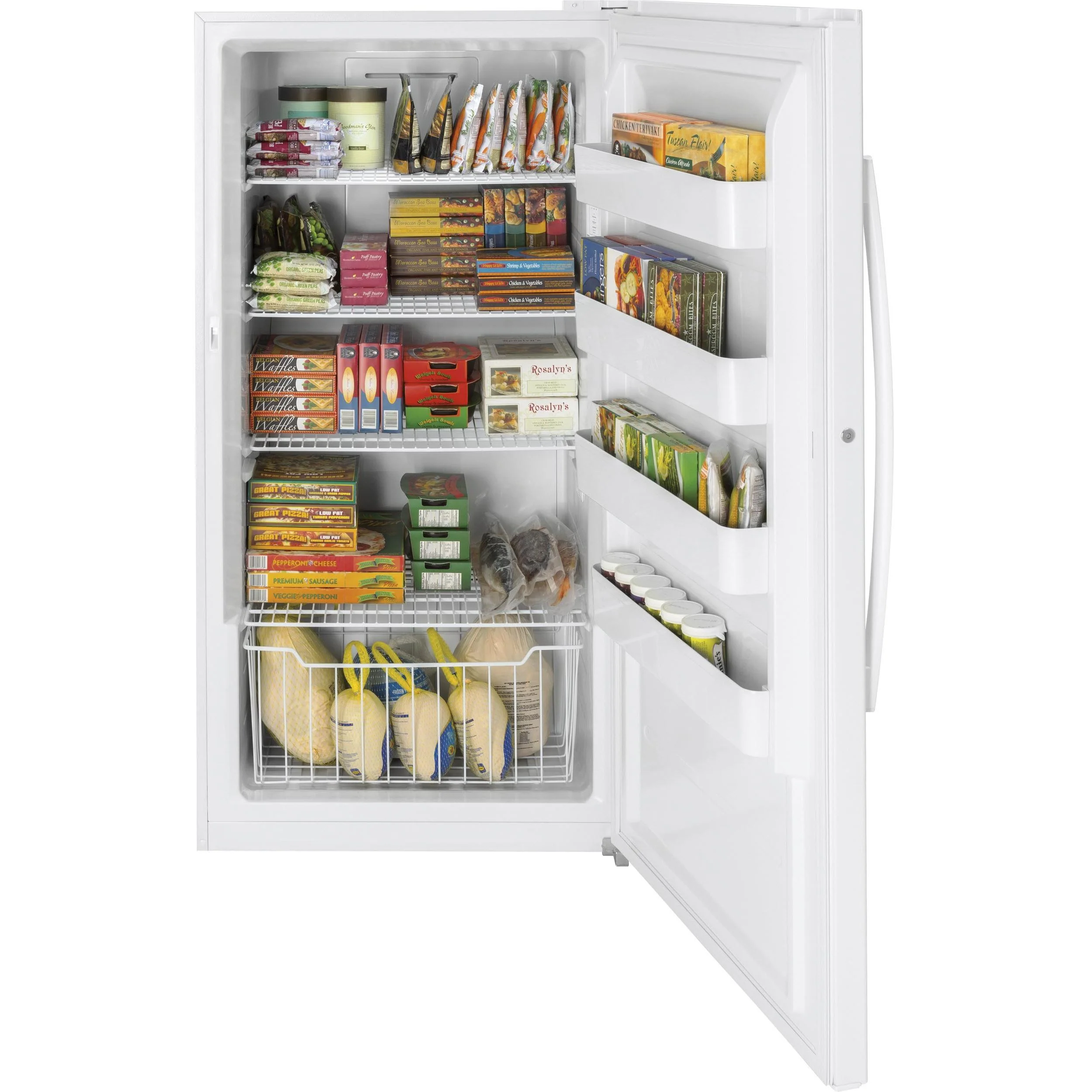 GE 21.3 cu.ft. Upright Freezer with Turbo Freeze FUF21SMRWW - Image 2
