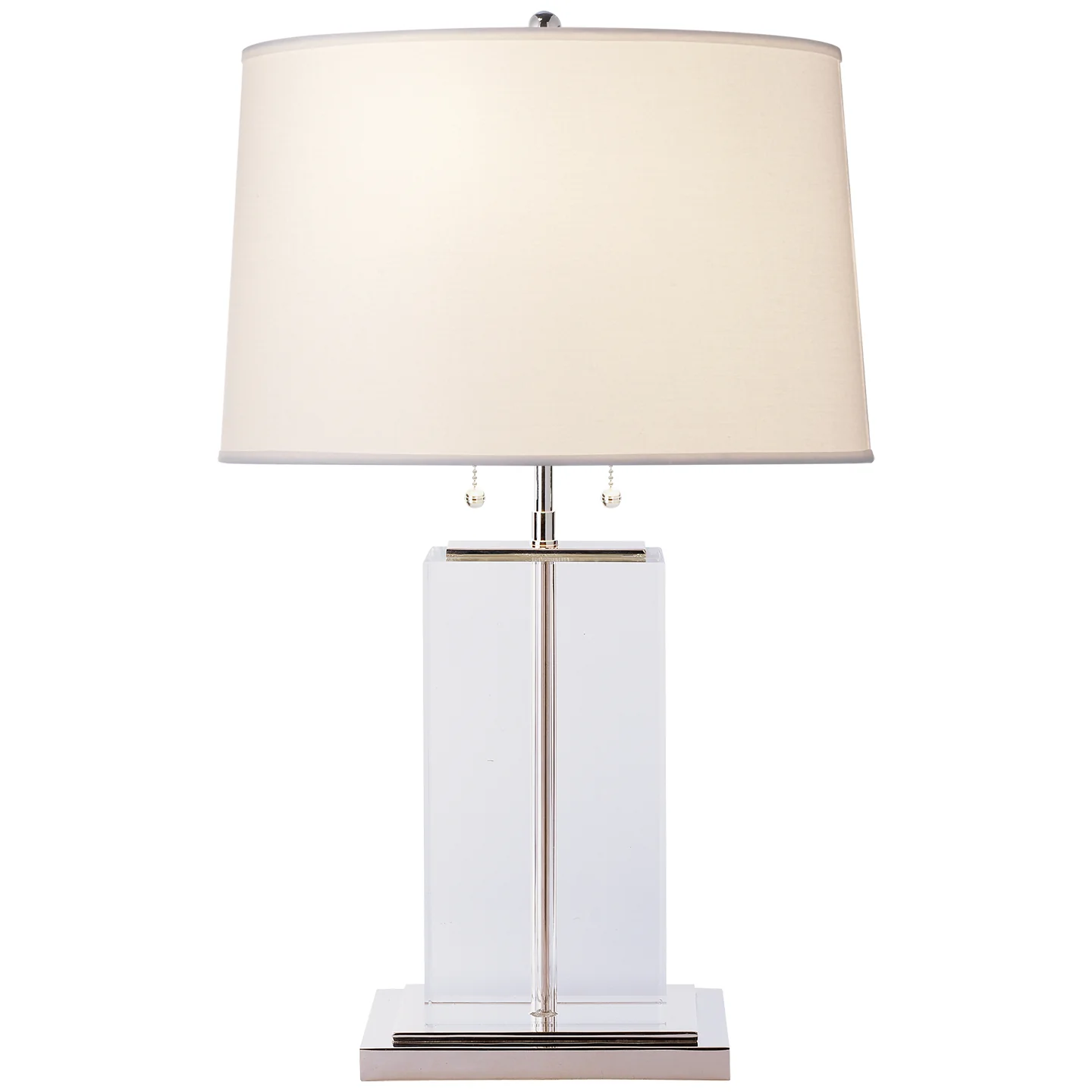Crystal Block Two Light Table Lamp - Image 2