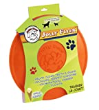Jolly Pets Flyer Floating Rubber Dog Toys Red  8.5 - Image 1