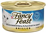 Fancy Feast Grilled Gravy Wet Cat Food, Ocean Whitefish & Tuna Feast, 3 oz. Can - Image 1