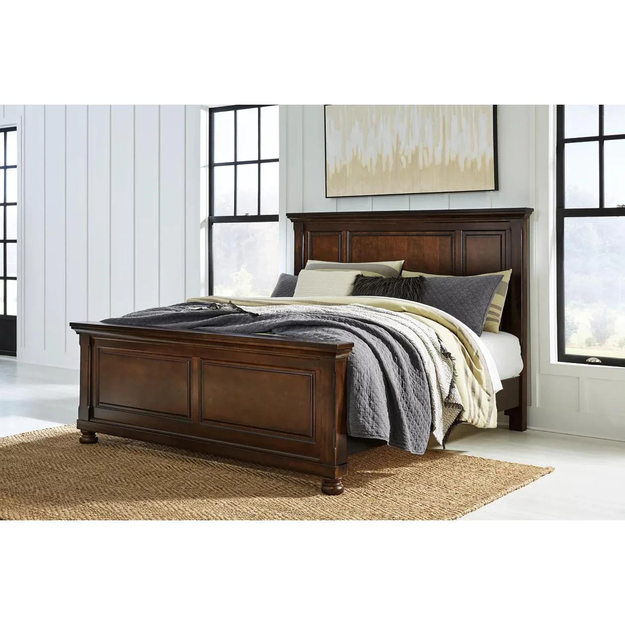 Millennium Porter B697 7 pc Queen Panel Bedroom Set - Image 2