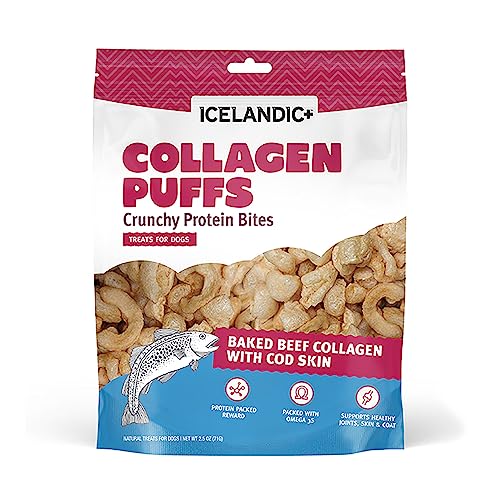 Icelandic+ Collagen Puffs: Baked Beef Collagen with Cod Skin 2.5oz - Image 1