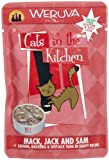 Weruva Cats in the Kitchen 3.2oz Canned Cat Food Mack, Jack and Sam Salmon - Image 1