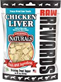 NW Naturals Raw Rewards Chicken Liver Freeze Dried Dog Treats, 3 Oz - Image 1