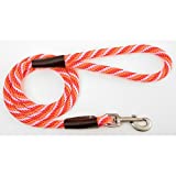 Taffy:The Mendota Snap leash is the perfect solution for exercise walking and training in the parkMatches our double braid collars and double braid jar collars perfectlyOil tanned splicesAll brass hardware" - Image 1