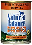 Natural Balance L.I.D. Limited Ingredient Diets Canned Wet Dog Food, Grain Free, Fish and Sweet Potato Formula, 13-Ounce - Image 1