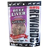 NW Naturals Raw Rewards Beef Liver Freeze Dried Dog Treats, 3 Oz - Image 1