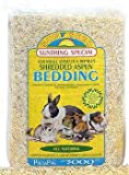 Sunseed® Shredded Aspen Bedding for Small Animals & Reptiles 2500 Cubic Inch - Image 1