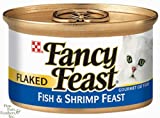 Fancy Feast Wet Cat Food  Flaked Fish & Shrimp Feast  3 oz. Can - Image 1