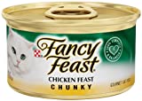 Fancy Feast Grain Free Wet Cat Food  Chunky Chicken Feast  3 oz. Can - Image 1