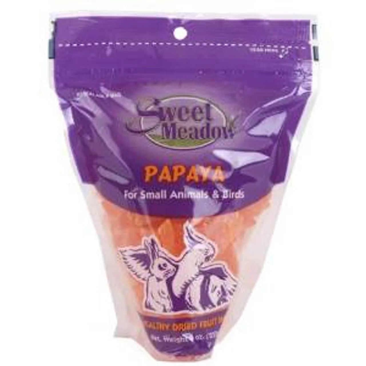 Sweet Meadow Dried Papaya Treat For Small Animals 9oz - Image 1