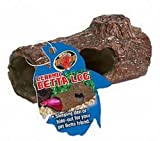 Zoo Med Betta Ceramic Log Betta Fish Hideout - Image 1