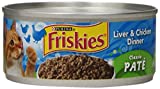 Friskies Pate Wet Cat Food  Liver & Chicken Dinner  5.5 oz. Can - Image 1
