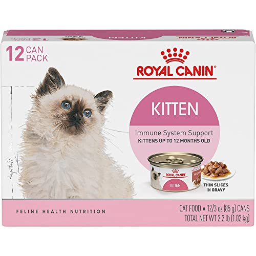 Royal Canin Feline Health Nutrition Thin Slices in Gravy Variety Pack Wet Kitten Food, 3 oz. 12pk - Image 1