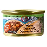 Against The Grain Aloha Tuna Seaweed & Crab Canned Food Dinner for Cats 2.8z - Image 1