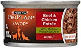 Pro Plan Savor Beef & Chicken Entre Adult Canned Cat Food, 3 oz. () - Image 1