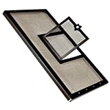 Zill Fresh Air Terrarium Screen Cover With Hinged Door  30  x 12   Black - Image 1