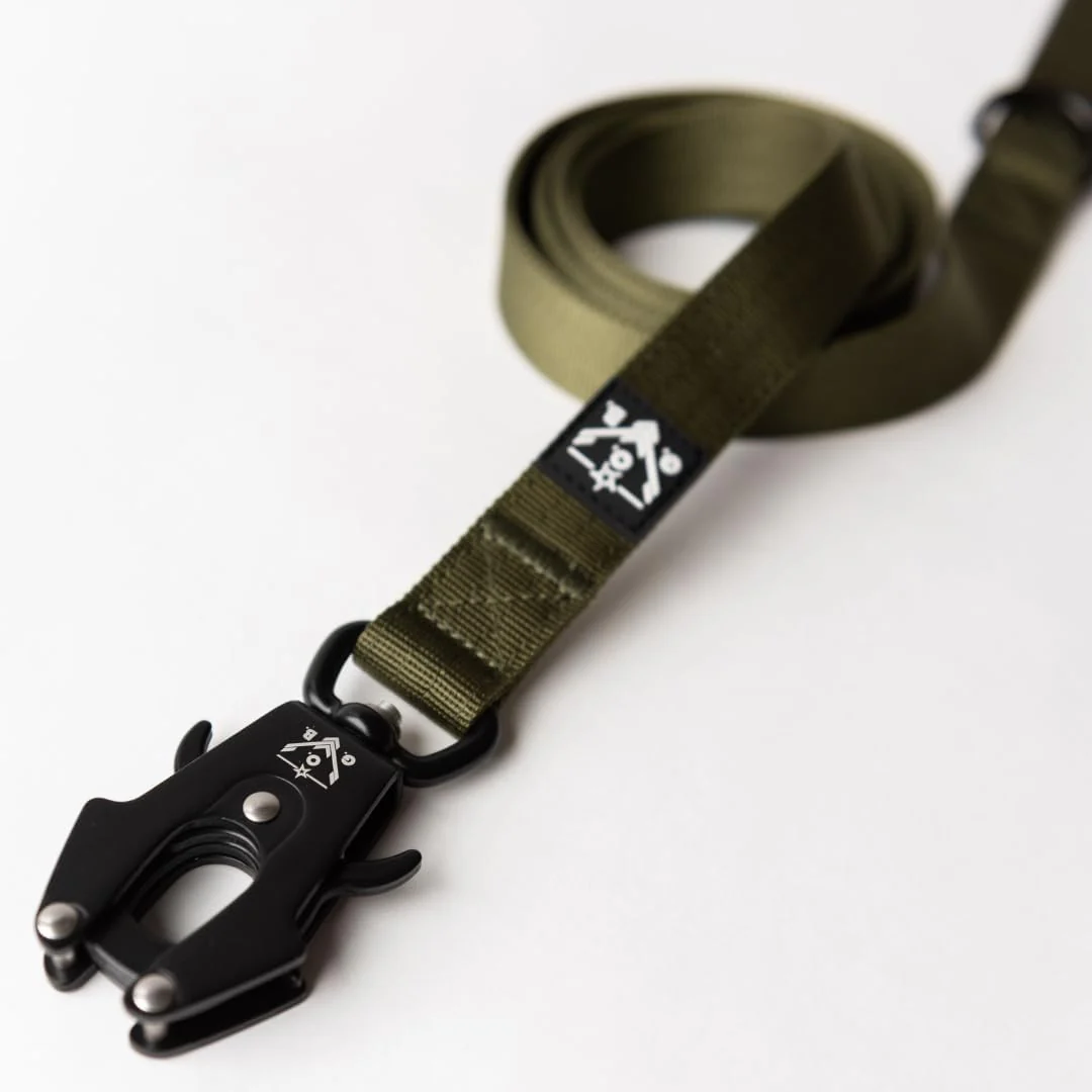 Operation Good Boy Tactical Leash Green 5ft - Image 1