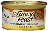 Fancy Feast Grain Free Pate Wet Cat Food  Tender Liver & Chicken Feast  3 oz. Can - Image 1