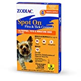 Zodiac Spot On Flea & Tick Control for Dogs Under 15lb 4pk - Image 1