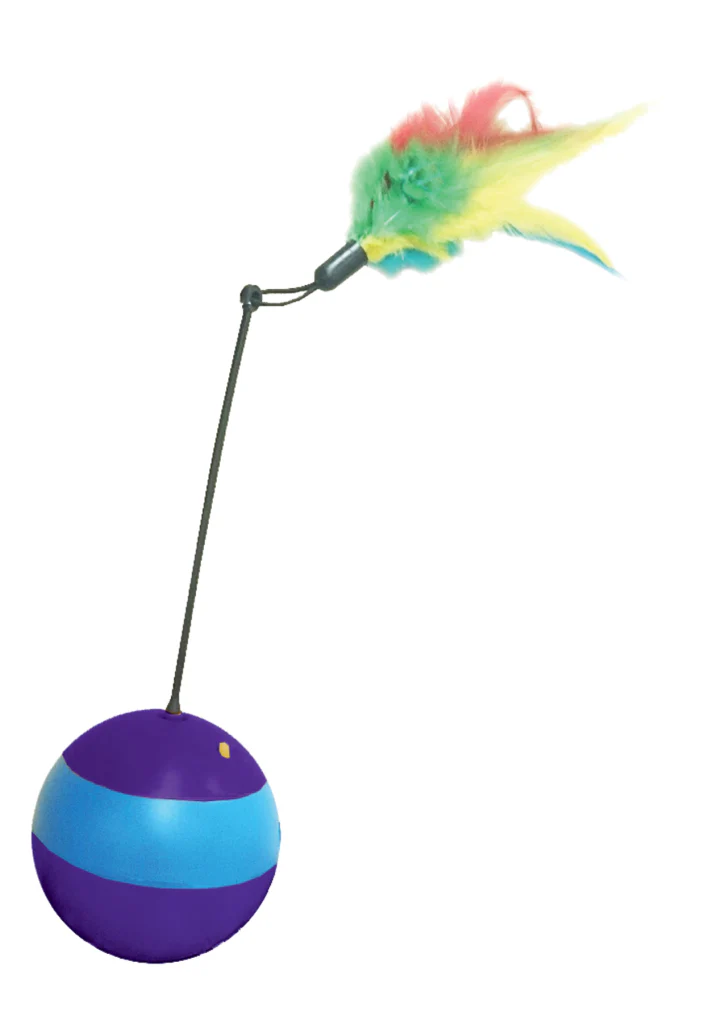 Spot Ethical Pet Cat Toy Spin About Electronic Laser Cat Toy & Treat Dispenser - Image 1