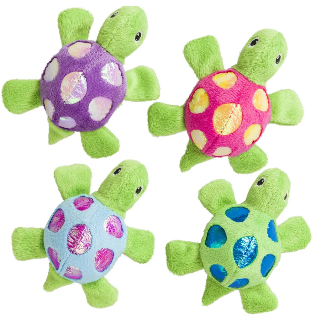 Spot Ethical Pet Cat Toy Shimmer Glimmer Turtle With Catnip - Image 1