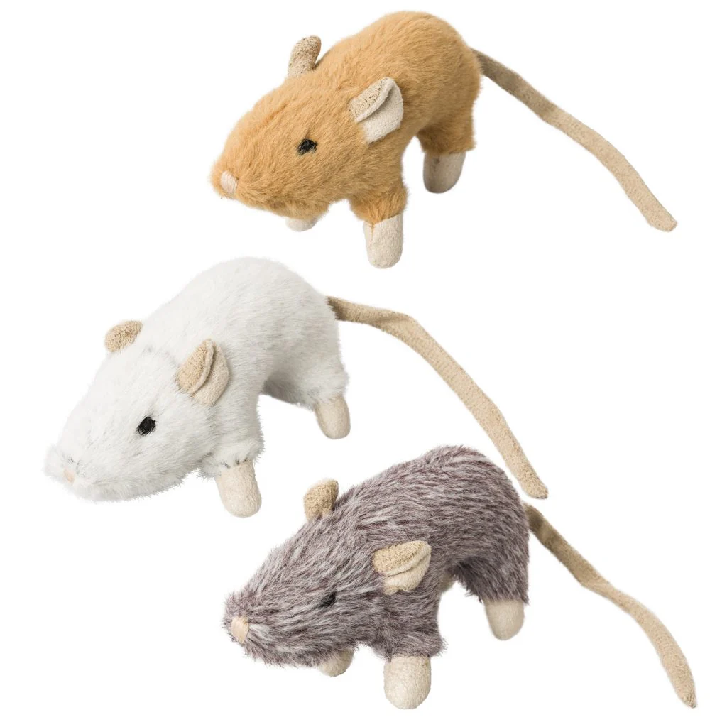 Spot Ethical Pet Cat Toy House Mouse Helen With Catnip 4In Assorted - Image 1