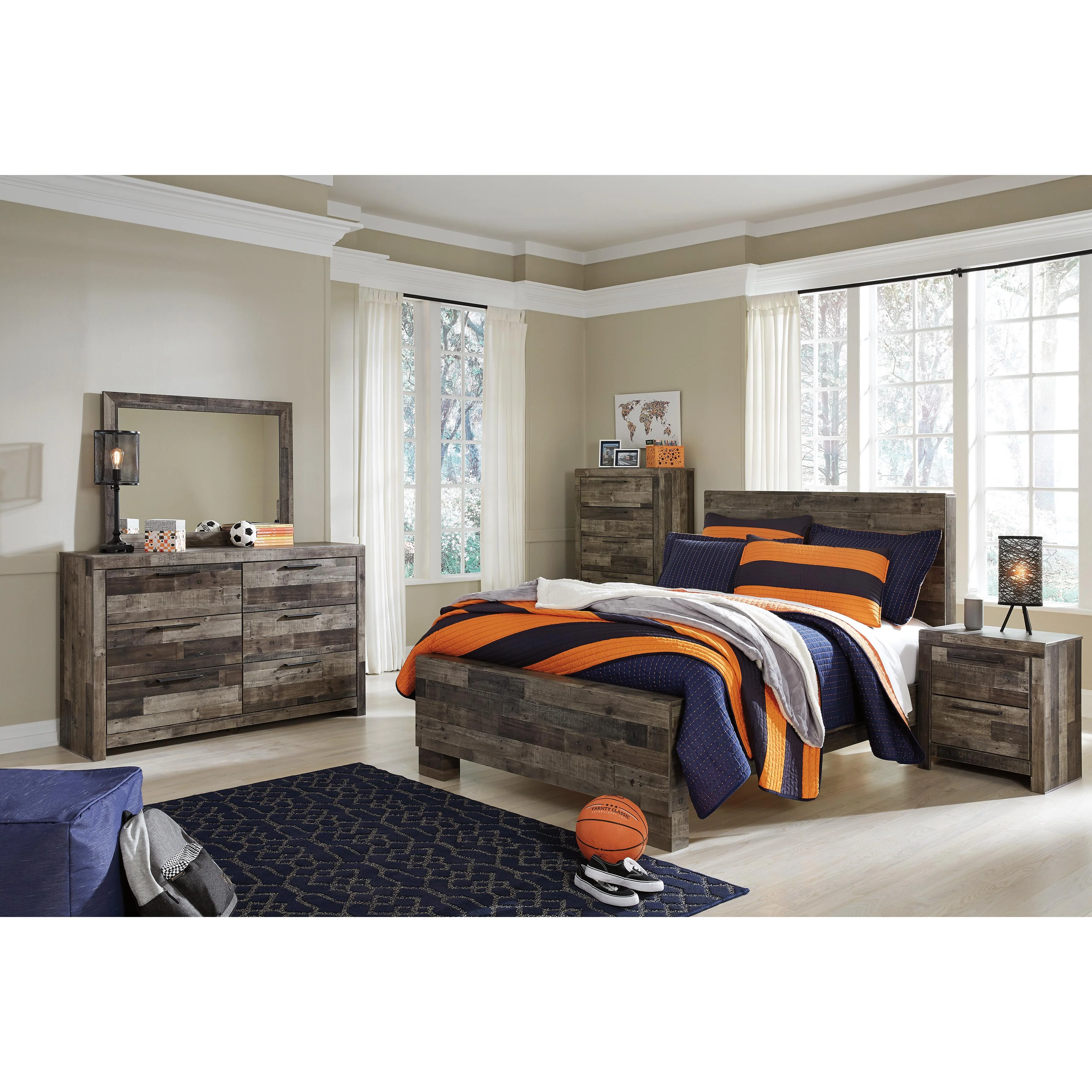 Benchcraft Derekson B200B4 Full Panel Bed - Image 3